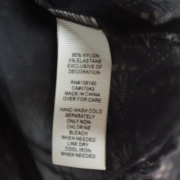 COPY - COPY - Ultra Pink black and tan lace collar chest blouse size L - Picture 10 of 10